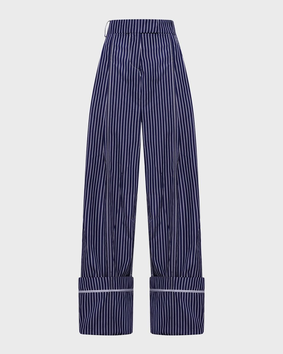 Oversized Pinstripe Tailoring Pants